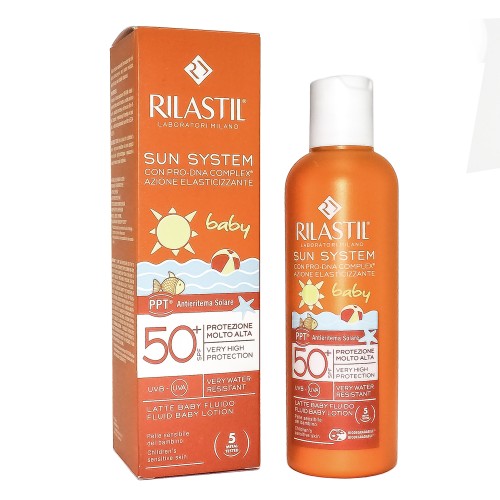 Rilastil Sun System Baby Latte Fluido Protezione Solare Uva-uvb Spf 50+ - 200 Ml Rilastil Sun System Baby Latte Fluido Protezione Solare Uva-uvb Spf 50+ - 200 Ml